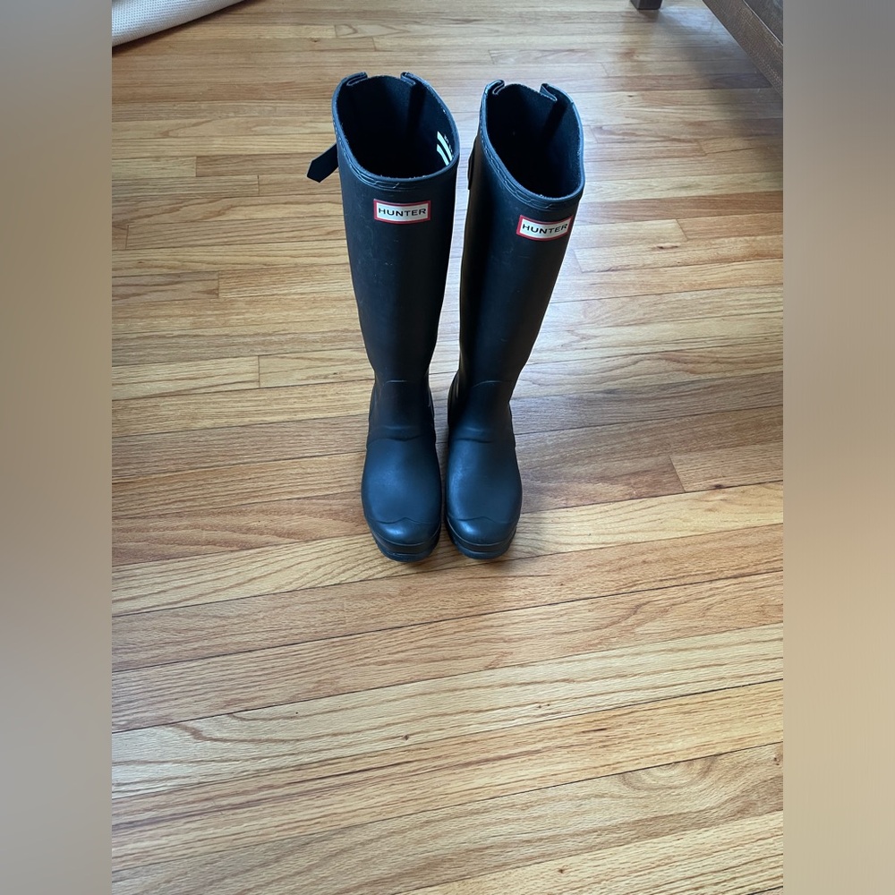 Hunter Women’s Original Rain Boot, black, size 6 - Picture 4 of 8